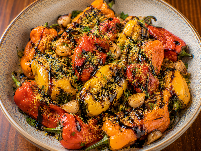 Charred Peppers