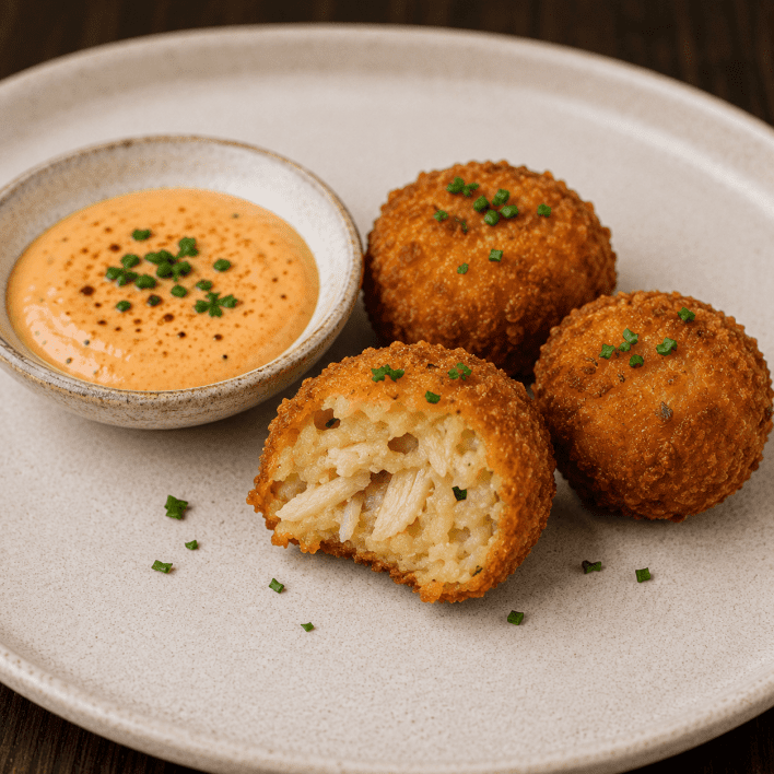 Grouper & Shaved Potato Croquets