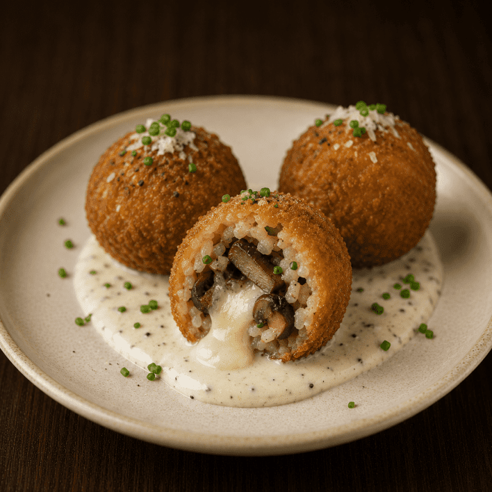 Mushroom Arancini 