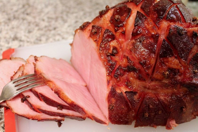Dr. Pepper Glazed Ham - Whole