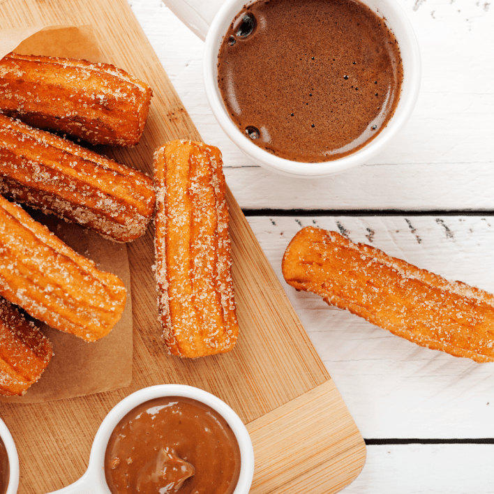 Churros w/ Chocolate Sauce