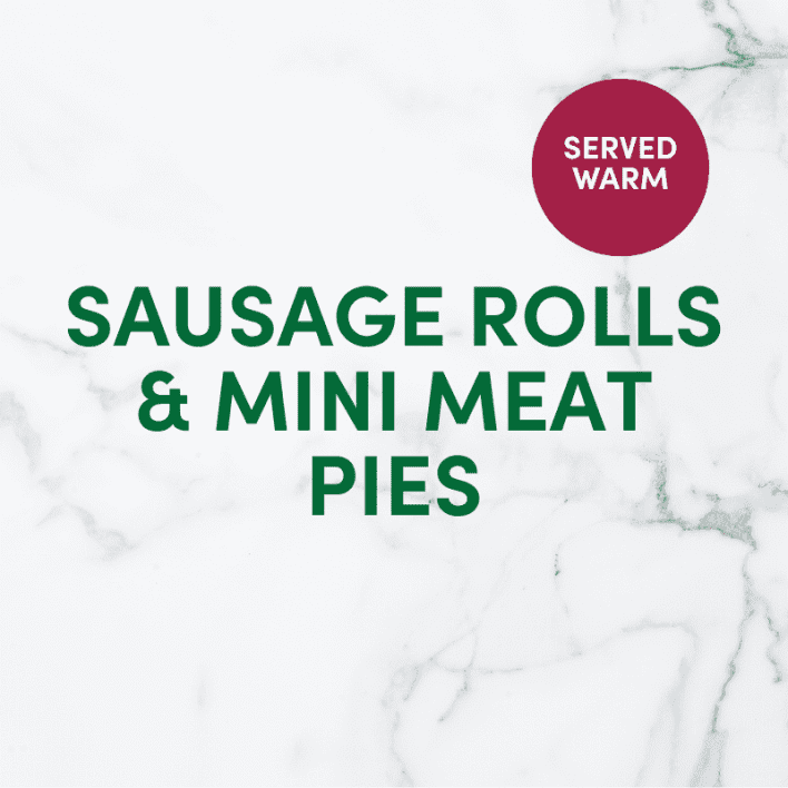 Sausage Rolls & Mini Meat Pies