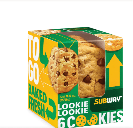 6 Pack Cookie Box