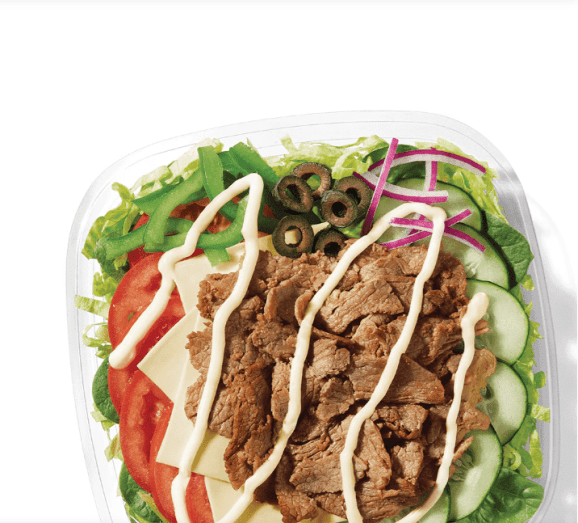 #1 The Philly Steak & Cheese Salad