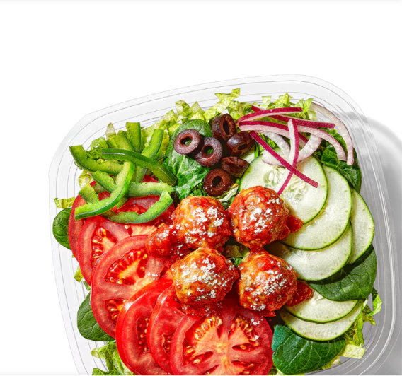 Meatball Marinara Salad