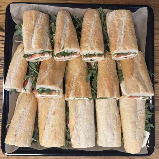 Mozzarella Tomato Baguette Platter