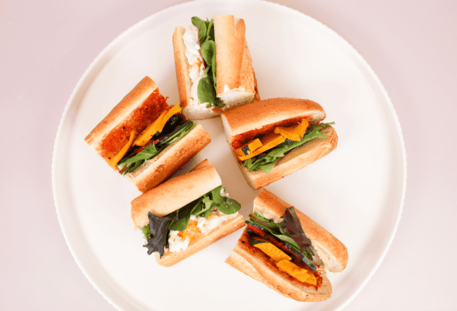 Baguette Pieces - Vegetarian - Platter of 15