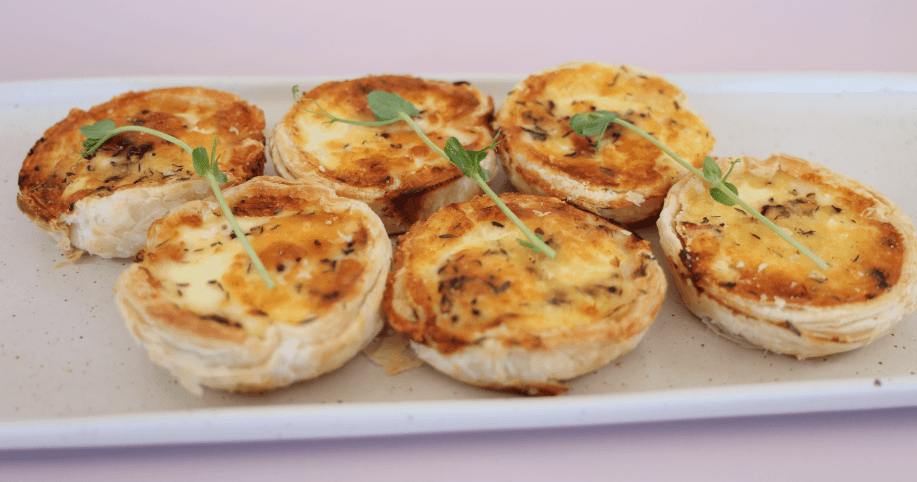 Bacon & Egg Tart - Platter of 6