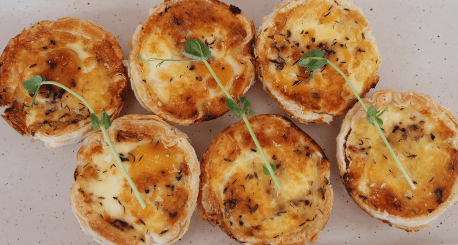 Bacon & Egg Tart - Platter of 12