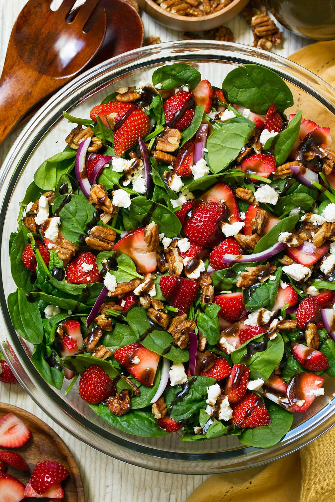 Strawberry Spinach Salad