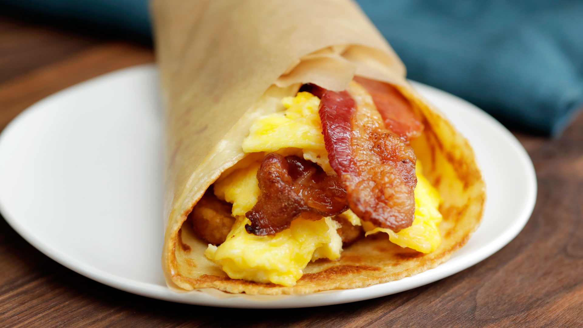Eggs & Bacon Wrap