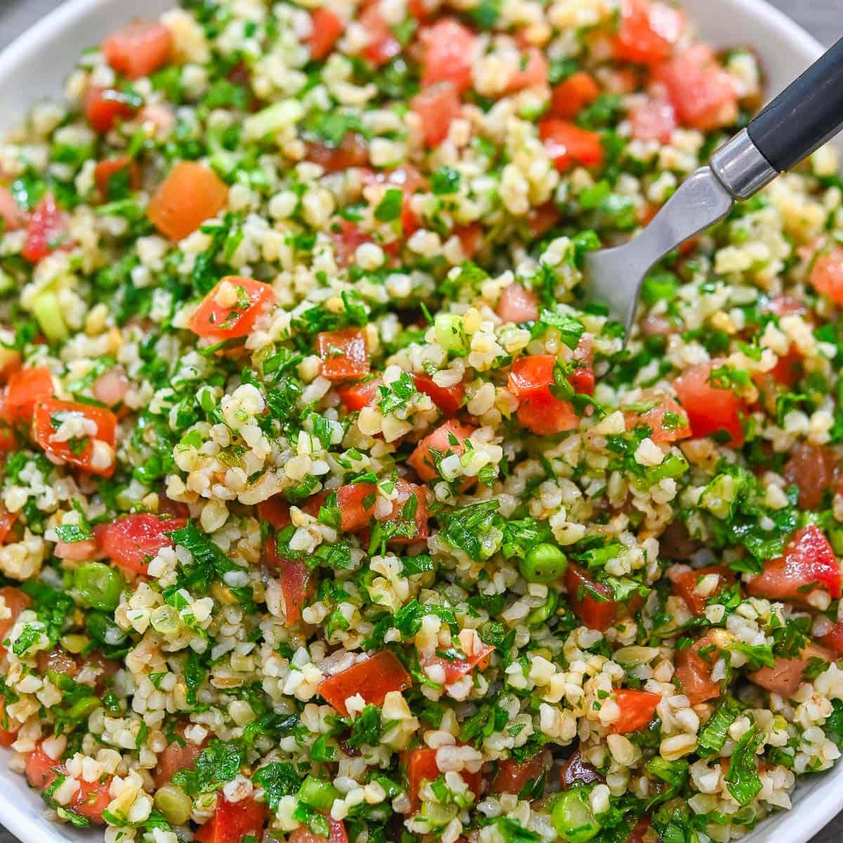 Tabbouleh salad bowl