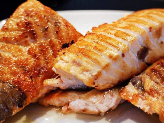 Broiled Salmon