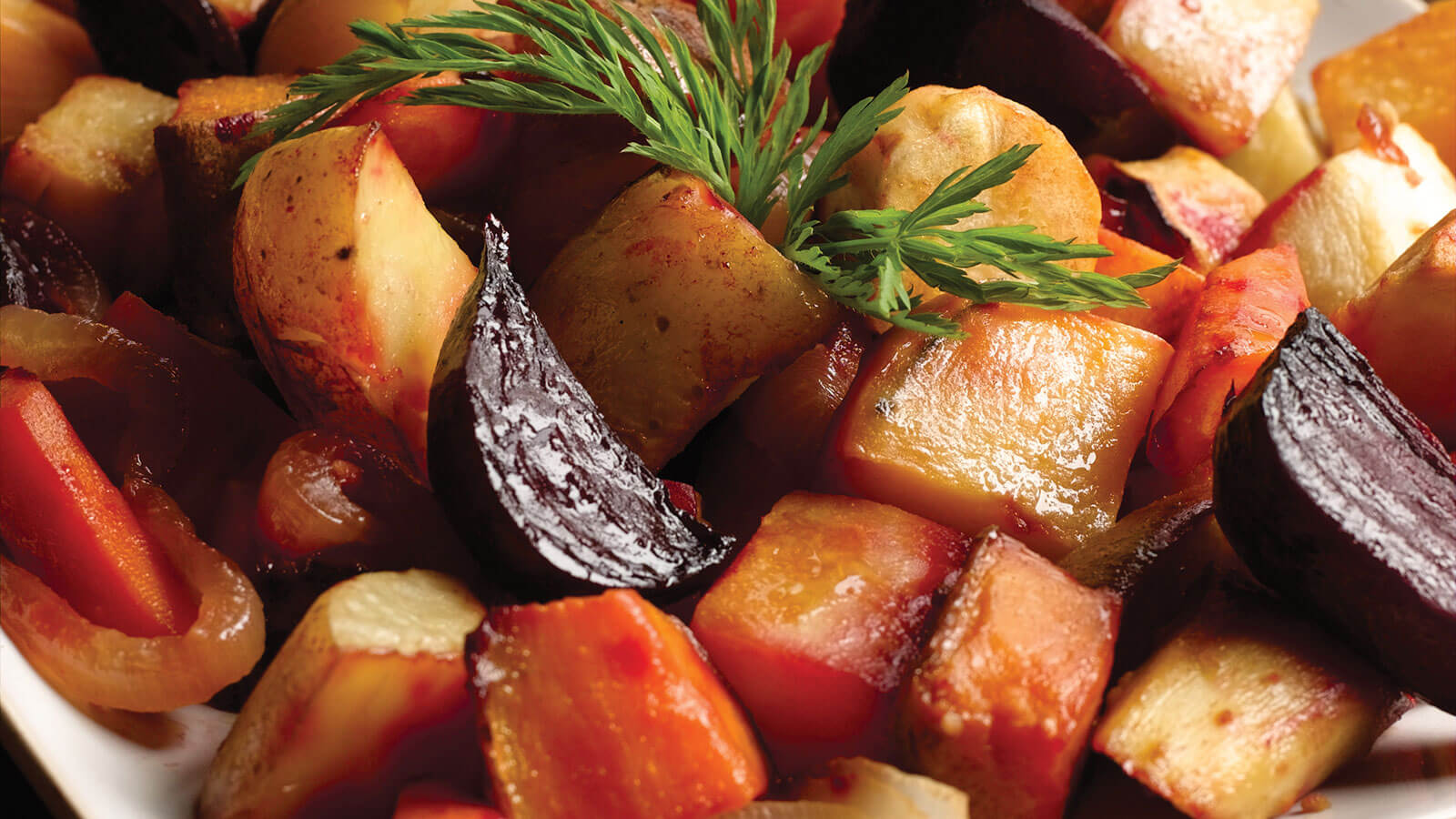 Roasted root vegetables