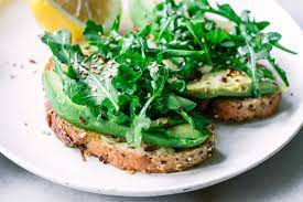 Avocado Truffle Open Face Toast