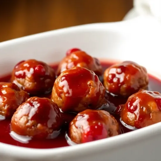 Cranberry Meatballs (Mini)
