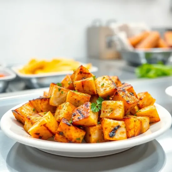 Grilled Chicken Cubes