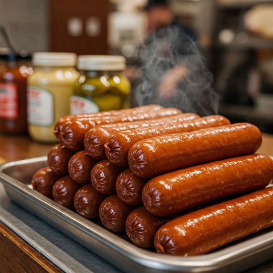 Boiled Hot Dogs
