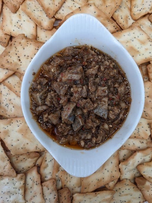 Garlic Schmaltz Herring