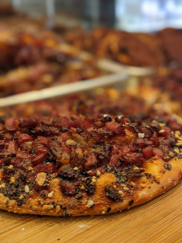 Beef Bacon Everything Pizza 7"