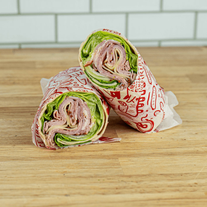 Ham & Swiss Wrap Box 