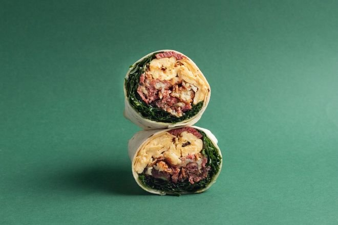 Pastrami Brekky Burrito 