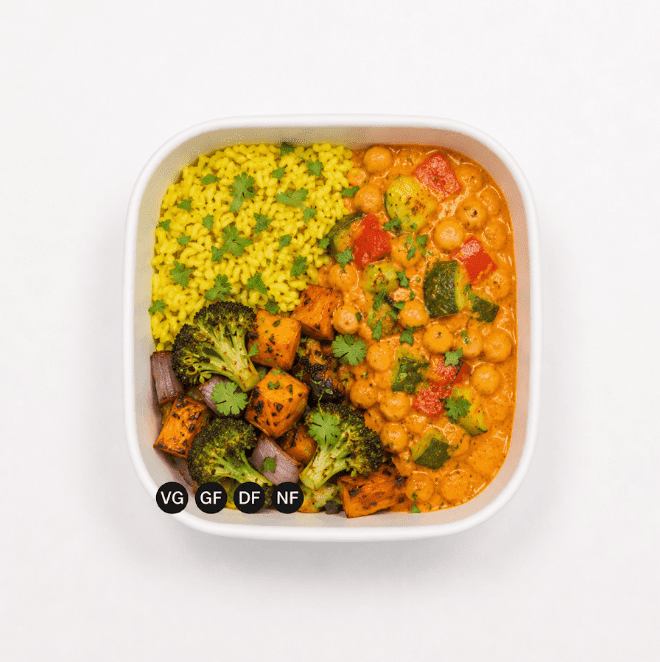 Coconut Chickpea Curry Hot Box