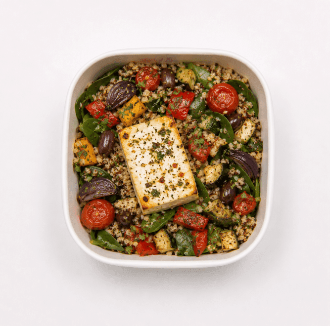 Mediterranean Baked Feta & Grain Hot Box