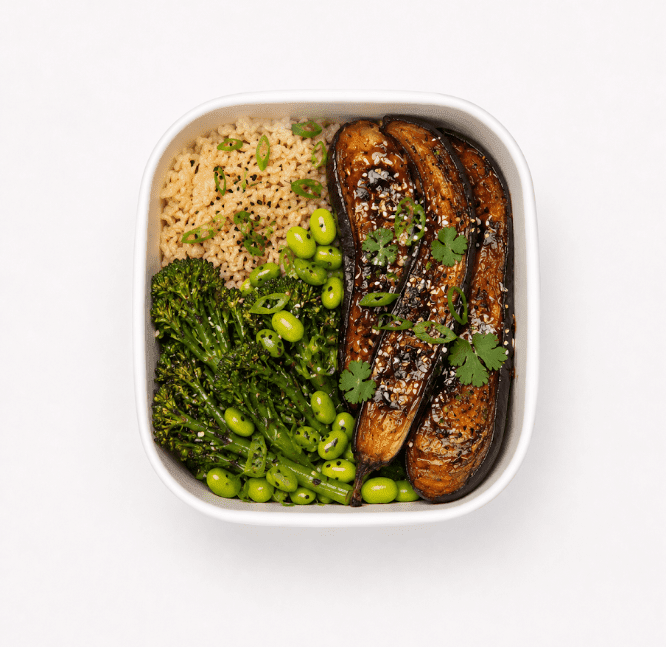 Charred Miso Eggplant Hot Box