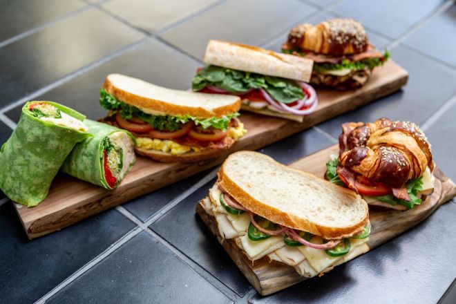 Tuscan Chicken Sandwich Platter