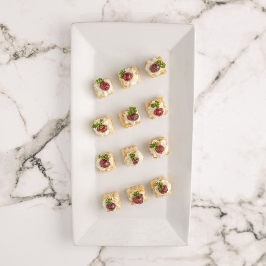 Brie and Cranberry Puffs