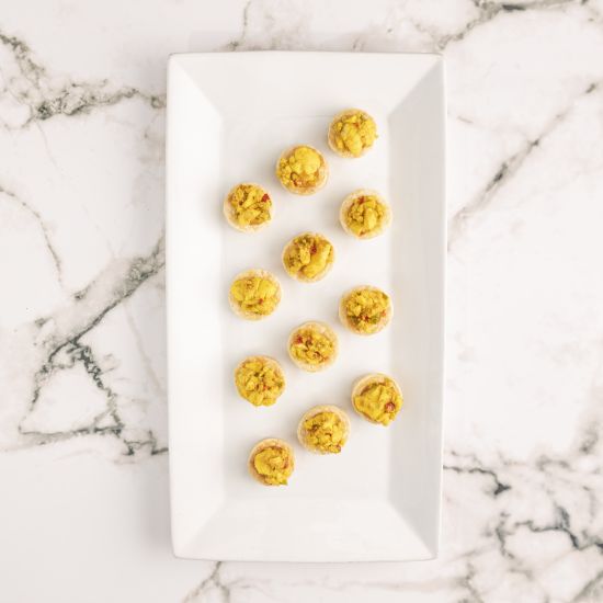 Curried Ackee Vol au Vents