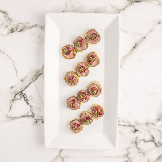 Lamb Filet on Crostini