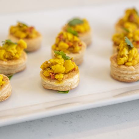Displayed Canapes