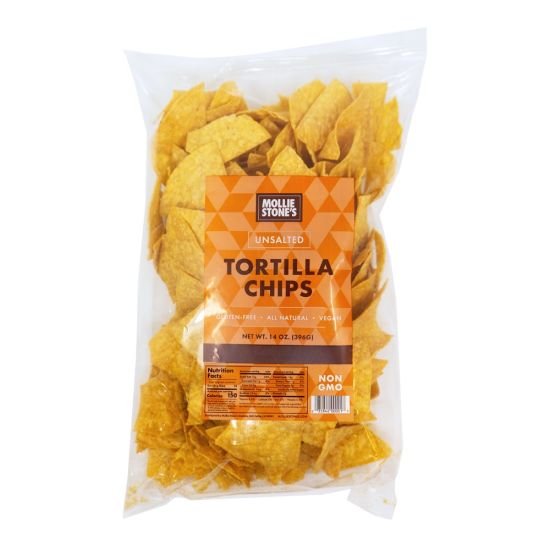 Mollie's Unsalted Tortilla Chips