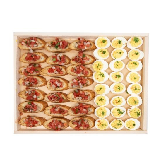 Deviled Eggs & Bruschetta Board