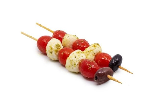 Caprese Tomato & Basil Bocconcini Skewers 8 Pack