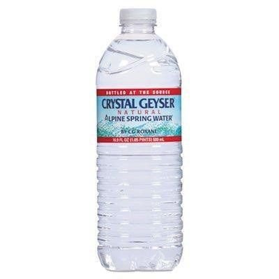 Crystal Geyser Alpine Spring Water, Natural 16.9 fl oz (1.06 pints) 500 ml