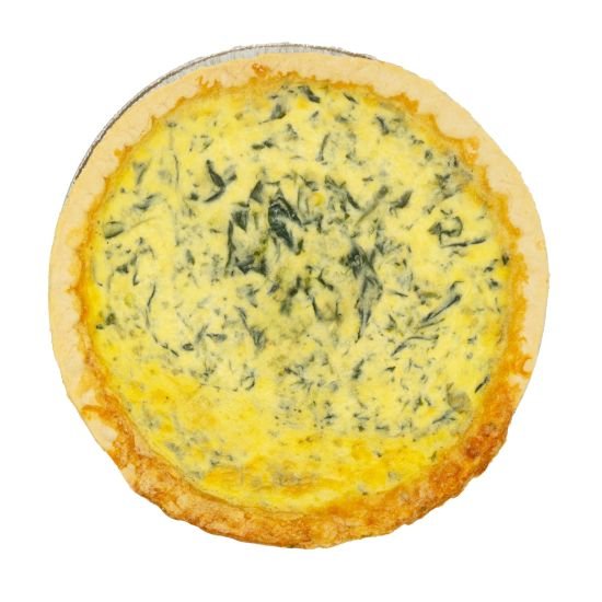 Spinach Asiago Quiche 9"