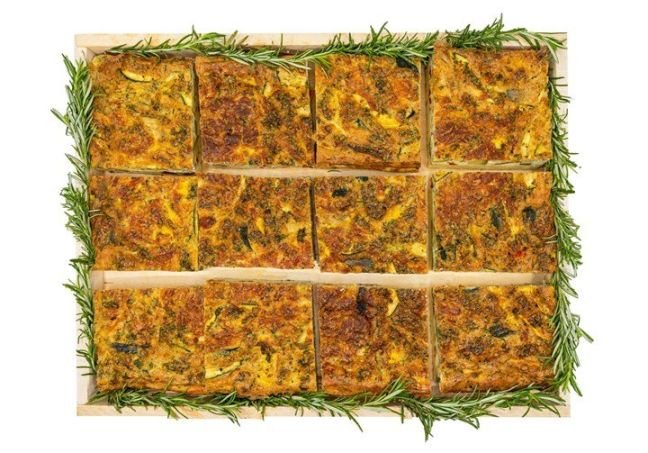 Vegetable Breakfast Frittata Platter
