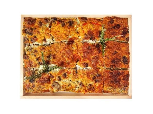 Sausage and Mushroom Breakfast Frittata Platter