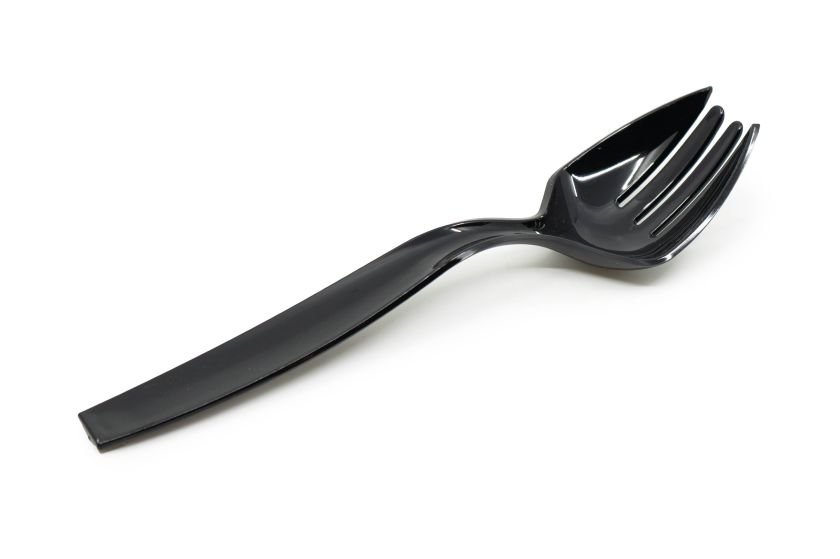 9" Black Serving Fork