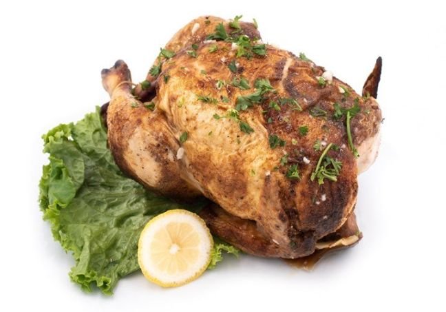Flame Roasted Rotisserie Lemon Herb Chicken Platter