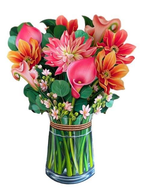 Fresh Cut Paper Card - Dear Dahlia