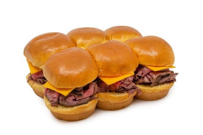 Mollie's Famous Grilled Tri-Tip & Cheddar Sliders 6 Pack