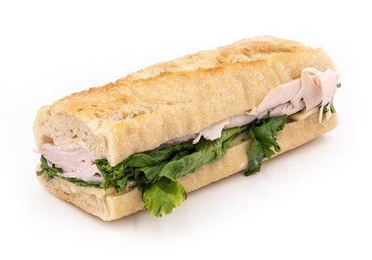 Mollie's Turkey Breast & Swiss Sandwich on Baguette