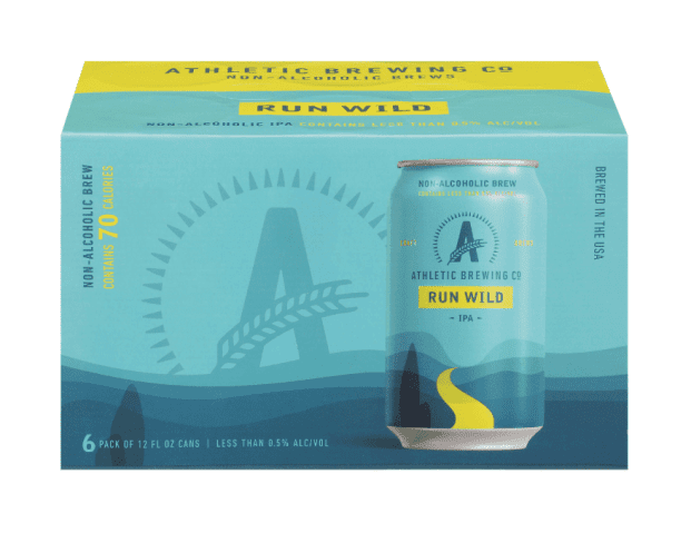 Athletic Brewing Co Beer, IPA, Run Wild, 6 Pack 6 - 12 fl oz cans