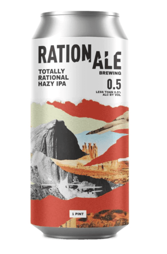 Rationale Hazy IPA-Non Alcoholic 6 Pack/16oz cans
