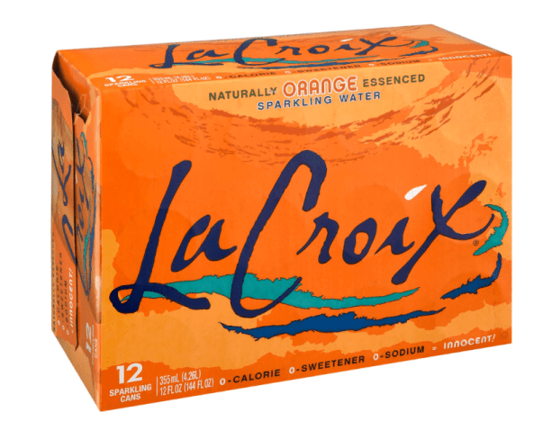 LaCroix Sparkling Water, Orange 12 - 12 fl oz (355 ml) cans [144 fl oz (4.26 l)]
