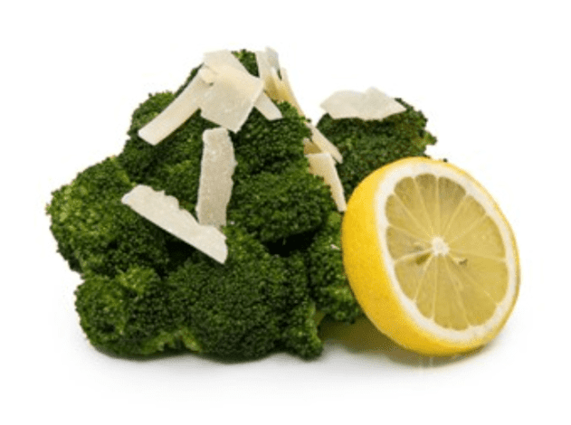 Steamed Broccoli With Parmesan & Lemon - Serves 10 to 12